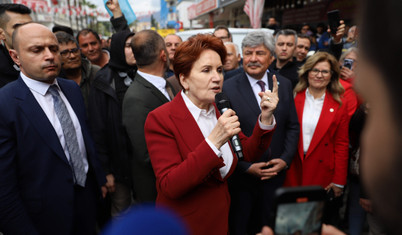 Akşener: İYİ Parti'nin oyları böldüğü propagandası yapılıyor