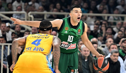 Sloukas kariyer rekoru kırdı: EuroLeague'de Maccabi'yi farklı yenen Panathinaikos seriyi 1-1'e getirdi