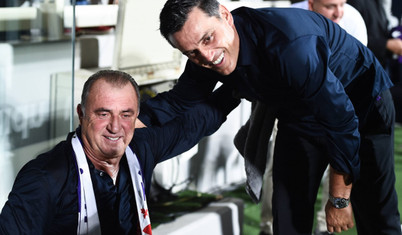 Vincenzo Montella Yunanistan'da Fatih Terim ile görüştü