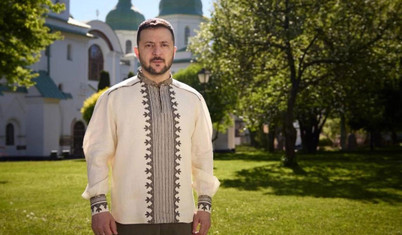 Zelenskiy "Tanrı bizimle" dedi Rusya'dan yanıt gecikmedi: Efendimiz Kiev'de yaşamıyor