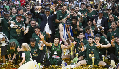 Ergin Ataman'ın takımı Panathinaikos EuroLeague'de şampiyon oldu