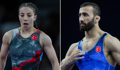 Milli güreşçiler Burhan Akbudak ve Evin Demirhan Yavuz Olimpiyat Oyunları'na veda etti