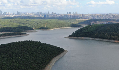 İstanbul'da barajlarda doluluk oranı yüzde 50'nin altına düştü