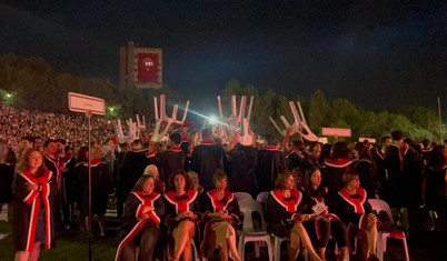 ODTÜ mezuniyet töreninde rektöre protesto