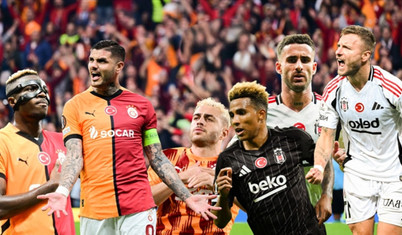 Galatasaray-Beşiktaş derbisinde gözler iki takımın golcülerinde