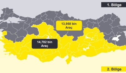 28.7 milyon araç için 1 milyar 720 milyon dolar ödenecek