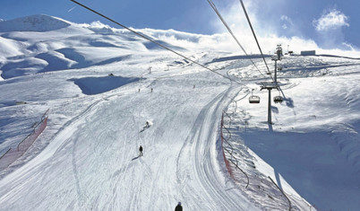 Ergan’da kayağa mayısa kadar devam