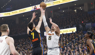 NBA play-off'ları: Nuggets, Thunder'ı son saniyelerde gelen üç sayılık basketle mağlup etti