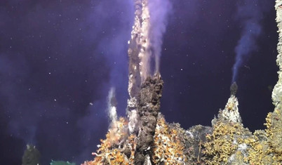 ABD'de hareketlenen su altı yanardağı görüntülendi