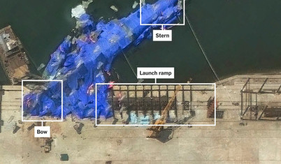 New York Times yazdı: Kuzey Kore 5 bin tonluk savaş gemisini suya indirirken nasıl devirdi?