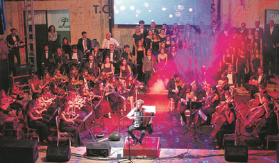 Hatay’da 180 kişilik anlamlı dev konser