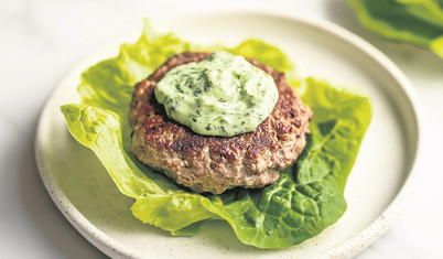 Inside-out burger