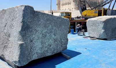 Dünyanın yedi harikasından biriydi: İskenderiye Feneri'nin taş blokları 700 yıl sonra Akdeniz'den çıkarıldı