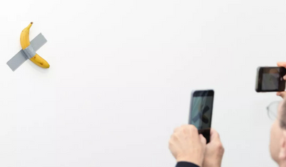 En çok 'yenen' sanat eseri: Cattelan'ın 'duvara bantlanmış muzu dördüncü kez yendi