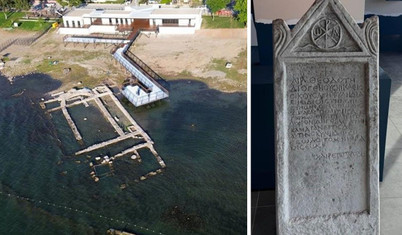 İznik'te sergilenen 2 bin yıllık beddua