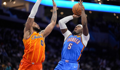 Üst üste 5. galibiyet: NBA'de Thunder, Hornets'ı 109-96 mağlup etti