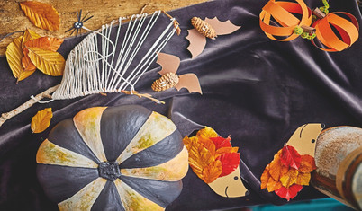 Evde Cadılar Bayramı hazırlığı: Mağazadan satın aldığınız plastik süslemeleri doğa dostu alternatiflerle yenileyin