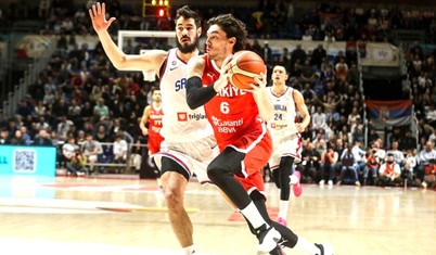 A Milli Basketbol Takımı, 2027 Dünya Kupası Avrupa Elemeleri'nde Sırbistan'ı yenerek 3'te 3 yaptı