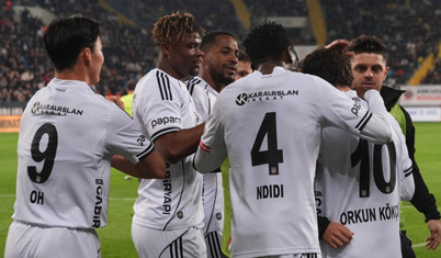 Beşiktaş, deplasman serisini başkentte sürdürdü