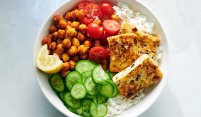 Hellimli souvlaki kasesi