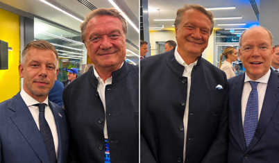 Atletizmin devleri Budapeşte’de buluştu: World Athletics İcra Kurulu Üyesi Hasan Arat, Magyar ve Prens Albert ile görüştü
