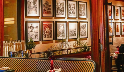 Sıcak bir Paris bistrosu