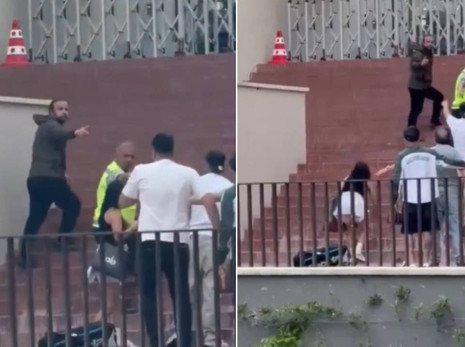Lucas Torreira'ya yumruklu saldırının görüntüleri ortaya çıktı
