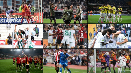Galatasaray bitime 3 hafta kala Fenerbahçe'nin 8 puan önünde liderliğini sürdürdü