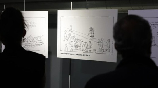 Behiç Ak ve Kenan Mortan’dan ‘Ekonomi Karikatürleri ve Yorumları’ sergisi