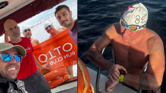 Kırılgan ekosisteme dikkat çekmek için Marmara'yı yüzerek geçti