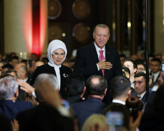 Erdoğan için Beştepe'de tören: Demokrasimizi sivil anayasa ile güçlendireceğiz