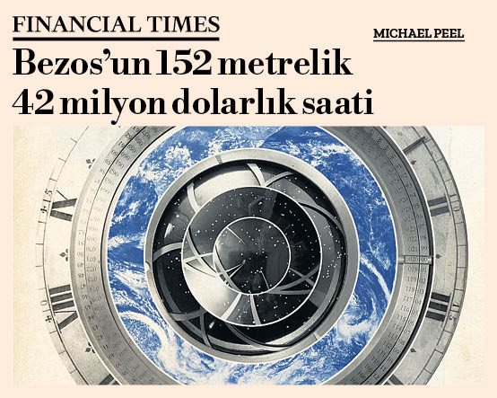 Bezos’un 152 metrelik 42 milyon dolarlık saati