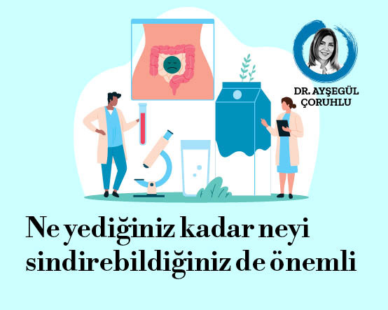 Ne yediğiniz kadar neyi sindirebildiğiniz de önemli