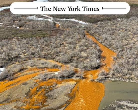 Alaska'da permafrost tabaka hızla çözülüyor: Zehirli metaller nehirlerin rengini değiştirdi, canlıları öldürmeye başladı