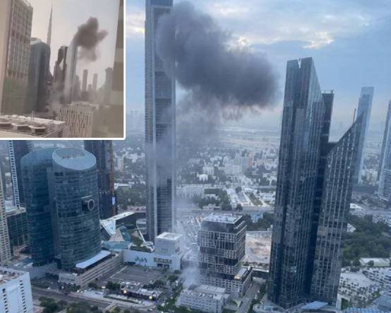 Görüntü Dubai'den: İran'dan Körfez'deki finansın kalbine saldırı