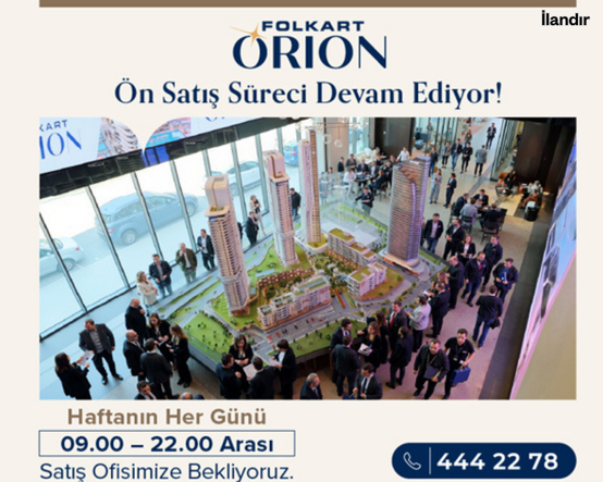Folkart Orion’da seçkin şehir yaşamı