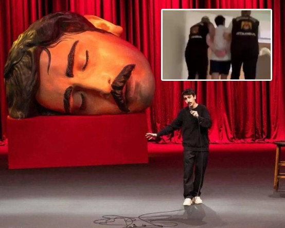 Yurt dışından dönen komedyen Deniz Göktaş, havaalanında gözaltına alındı