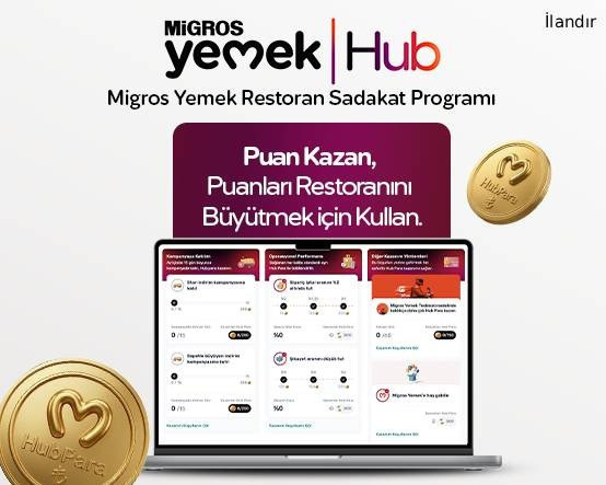 Migros Yemek’ten sektörde yeni dönem: Restoran Sadakat Programı’yla restoranların performansı “Hub Para” ile kazanca dönüşüyor!