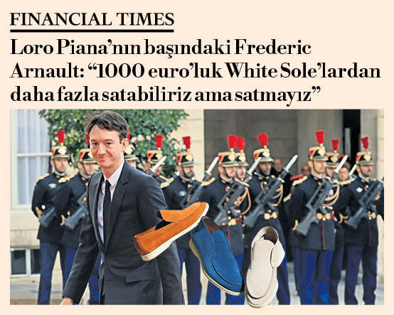“1000 euro’luk White Sole’lardan daha fazla satabiliriz ama satmayız”