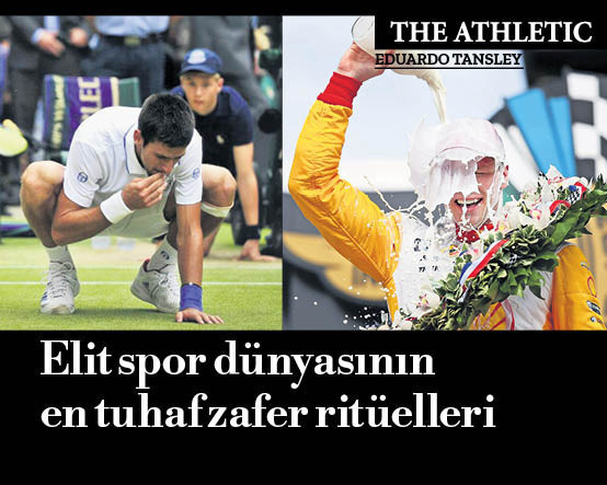 Sütü kafaya dikme, dövme yaptırma, çimleri yeme: Elit spor dünyasının en tuhaf zafer ritüelleri