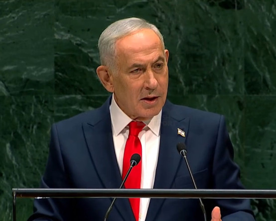 BM'de 'boş salona' konuşan Netanyahu Erdoğan'ı hedef aldı