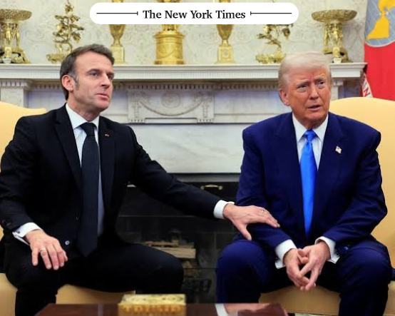 Macron'dan Trump'a tepki: Fransa'yı sevmiyor, kendi çıkarı için asılsız iddialarda bulunuyor