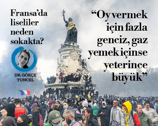 “Oy vermek için fazla genciz, gaz yemek içinse yeterince büyük”