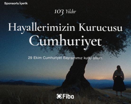 103 yıldır hayallerimizin kurucusu Cumhuriyet!