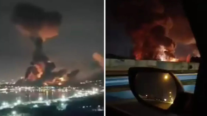 Tahran’da şiddetli patlamalar yaşandı