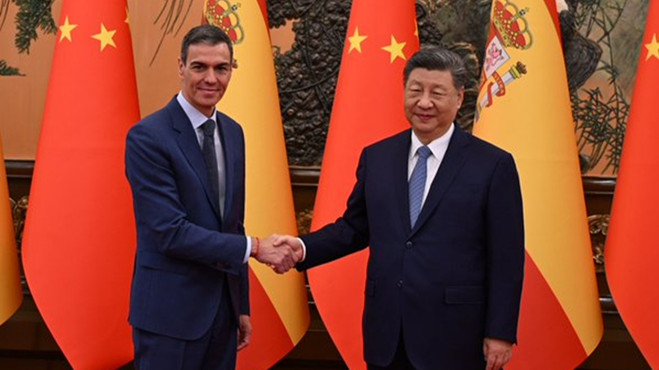 Şi ile Sanchez Pekin'de görüştü: 'Güçlünün haklı olduğu düzene birlikte karşı çıkalım' çağrısı