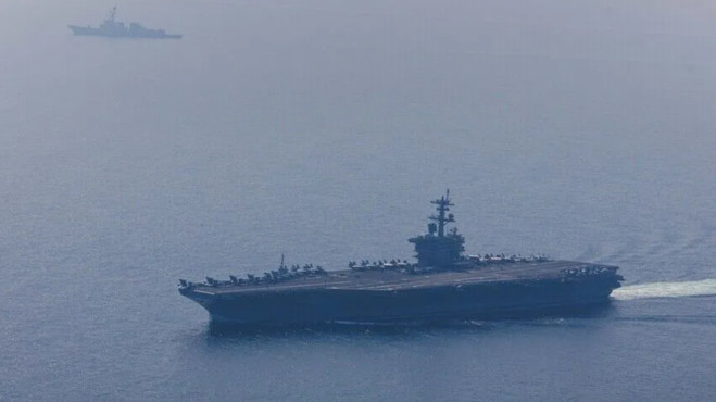 ABD'nin uçak gemisi George Washington, Orta Doğu'da