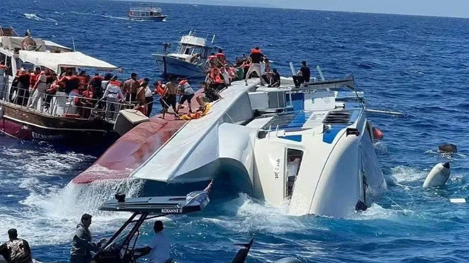 Girne'deki gemi faciasından kurtulanlar o anları anlattı: "Can yeleği olmadan atlayanlar oldu”