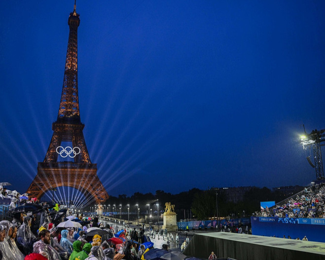Olimpiyat tarihinde ilk: Seine Nehri'nde gerçekleştirilen Paris 2024 açılış töreninden kareler