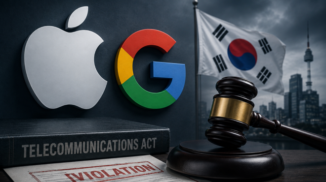 Güney Kore'den Google ve Apple'a kural ihlali suçlaması